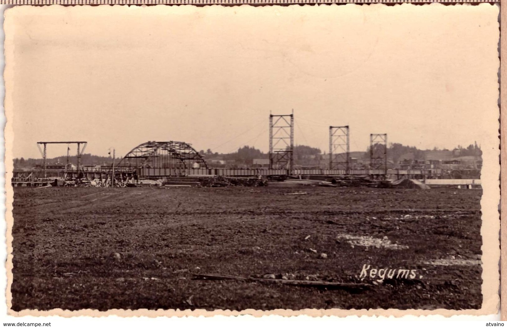 LATVIA.LETTLAND.KEGUMS. 1937 Photo Postcard - Lettonie