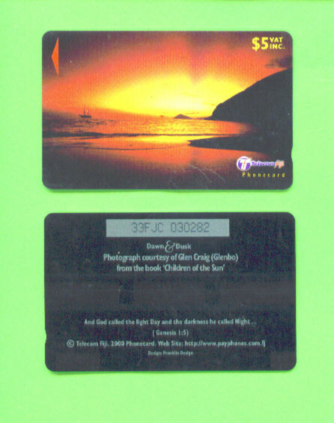 FIJI - Magnetic Phonecard As Scan - Fidji