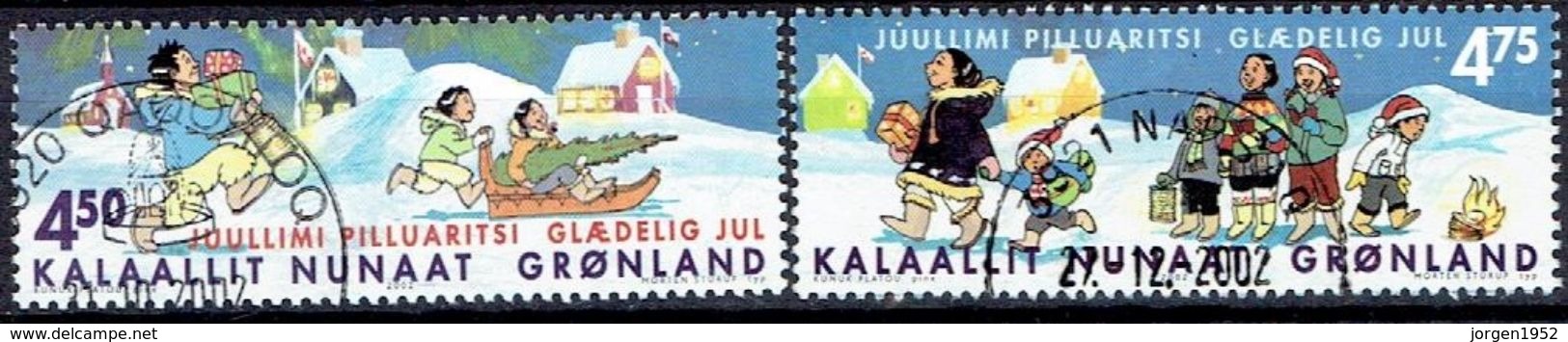 GREENLAND  # FROM 2002 STAMPWORLD  389-90 - Oblitérés