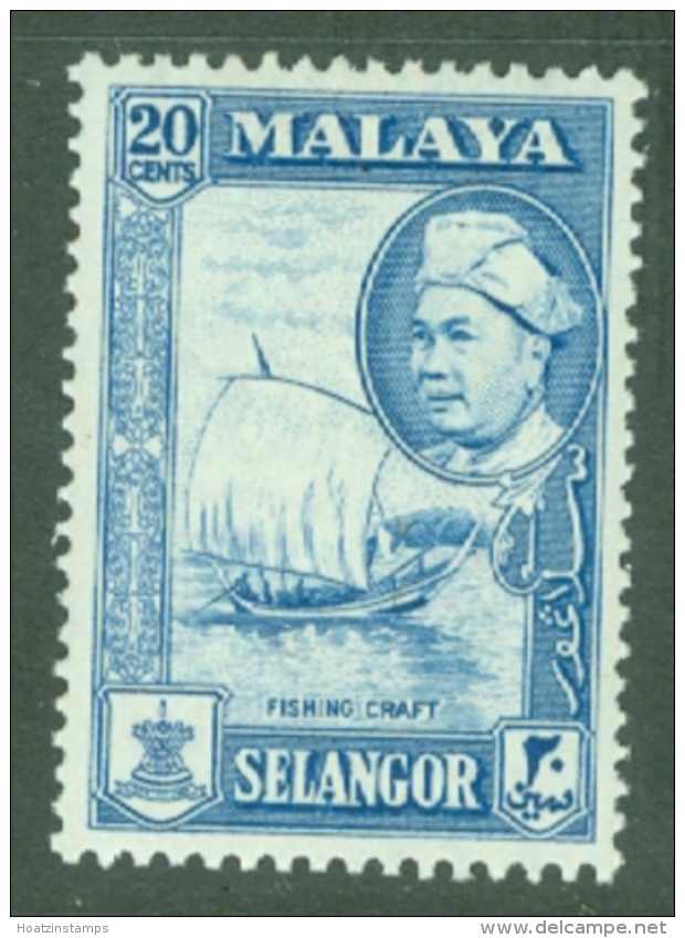 Malaya - Selangor: 1957/61   Sultan Hisamud-din Shah - Pictorial   SG123    20c    MH - Selangor