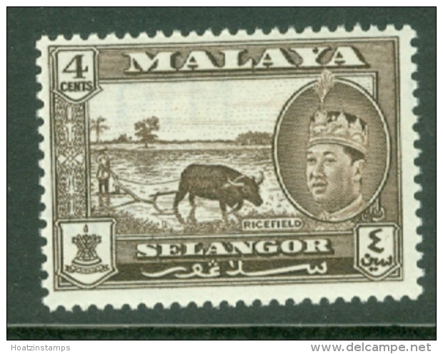 Malaya - Selangor: 1961/62   Sultan Aziz Shah - Pictorial   SG131    4c   MH - Selangor