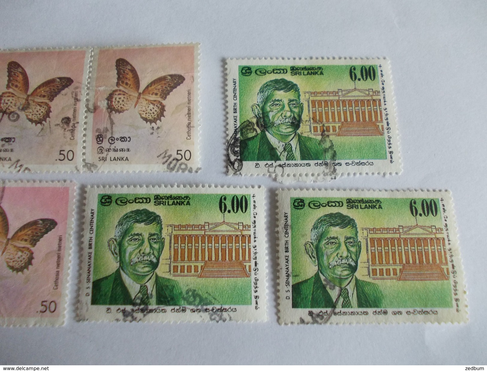 TIMBRE Sri Lanka Valeur 4.05 &euro; - Sri Lanka (Ceilán) (1948-...)