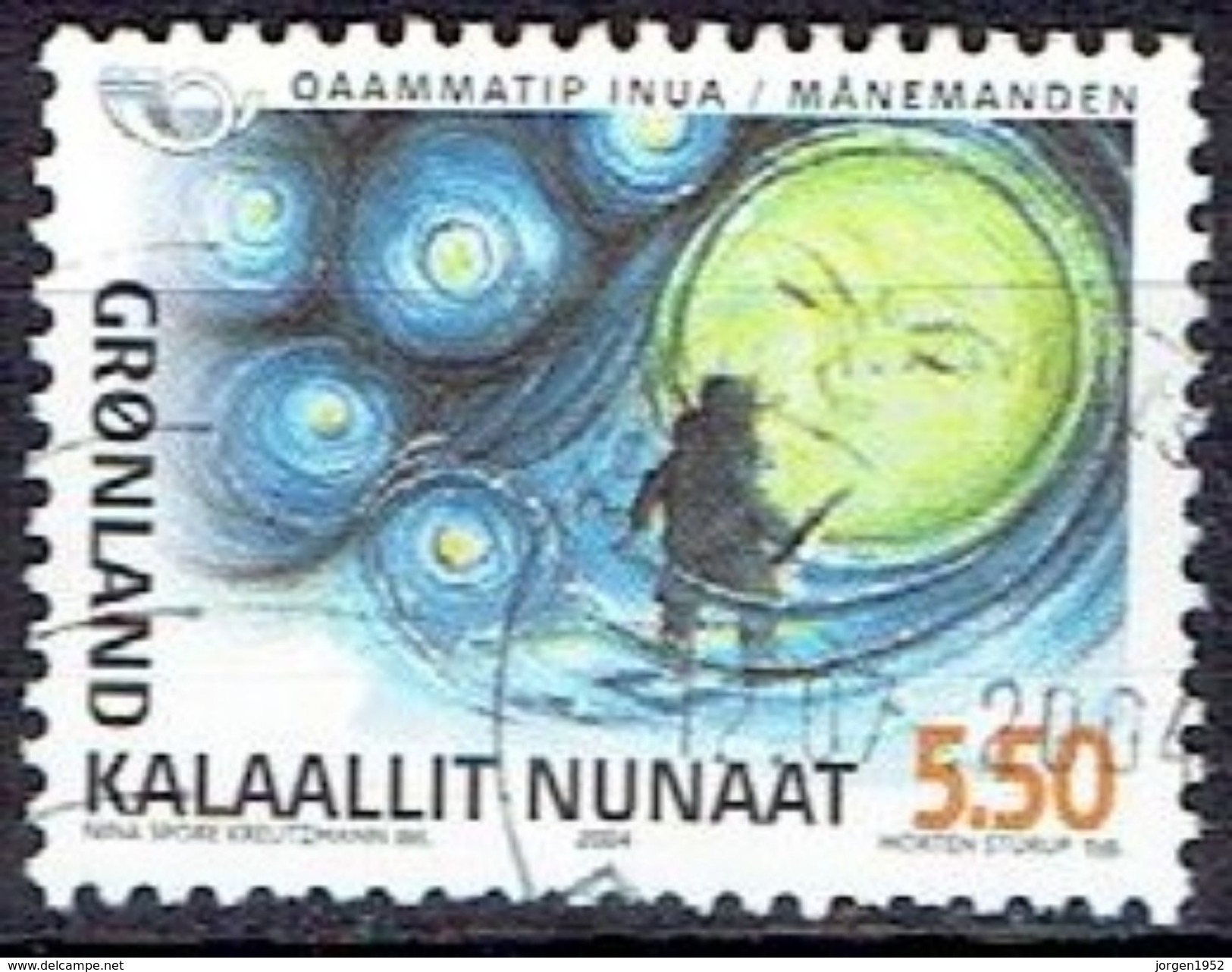 GREENLAND  # FROM 2004 STAMPWORLD  410 - Oblitérés