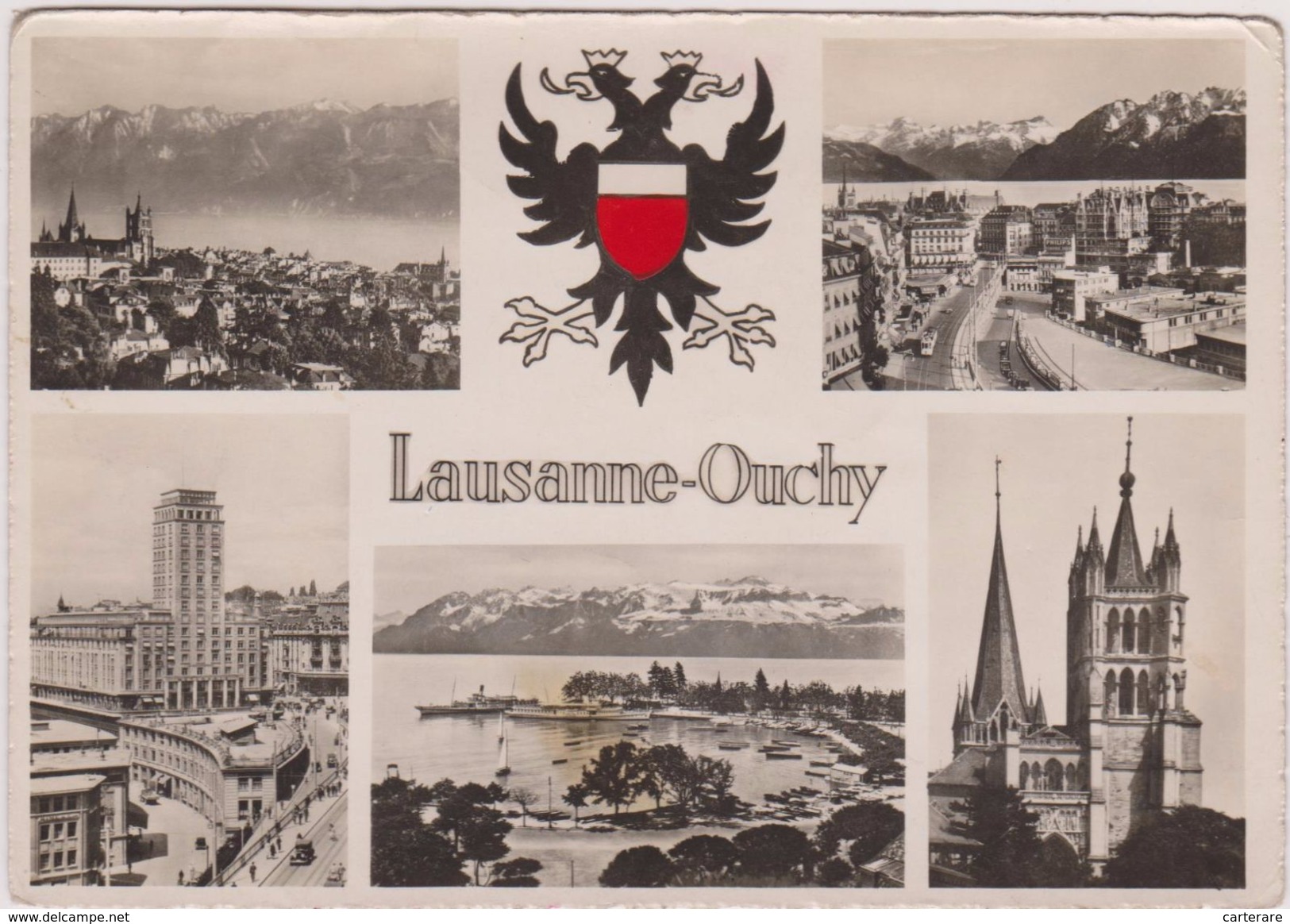 SUISSE,SWITZERLAND,SWISS,HELVETIA,SCHWEIZ ,SVIZZERA ,VAUD,LAUSANNE,LOSANNA,OUCHY,1948 - Lausanne