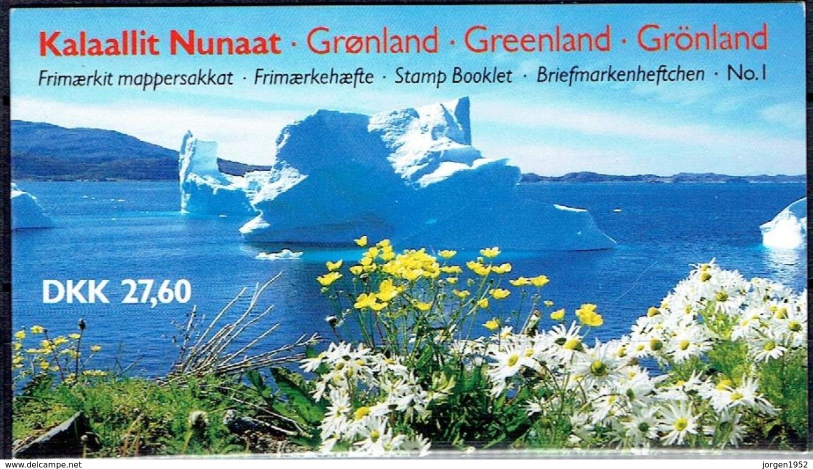 GREENLAND  # FROM 1989   No. 1 - Carnets
