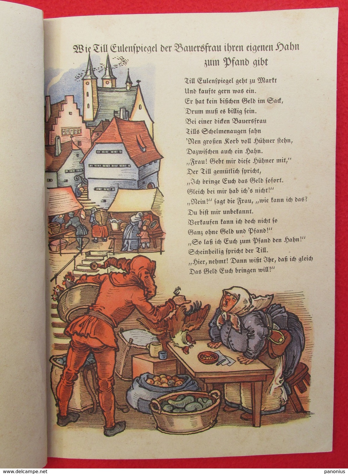 TILL EULENSPIEGEL - Picture Book / Bilderbuch, Edition: Trenkler, Leipzig, Germany, Cca 1930. - Libros De Imágenes