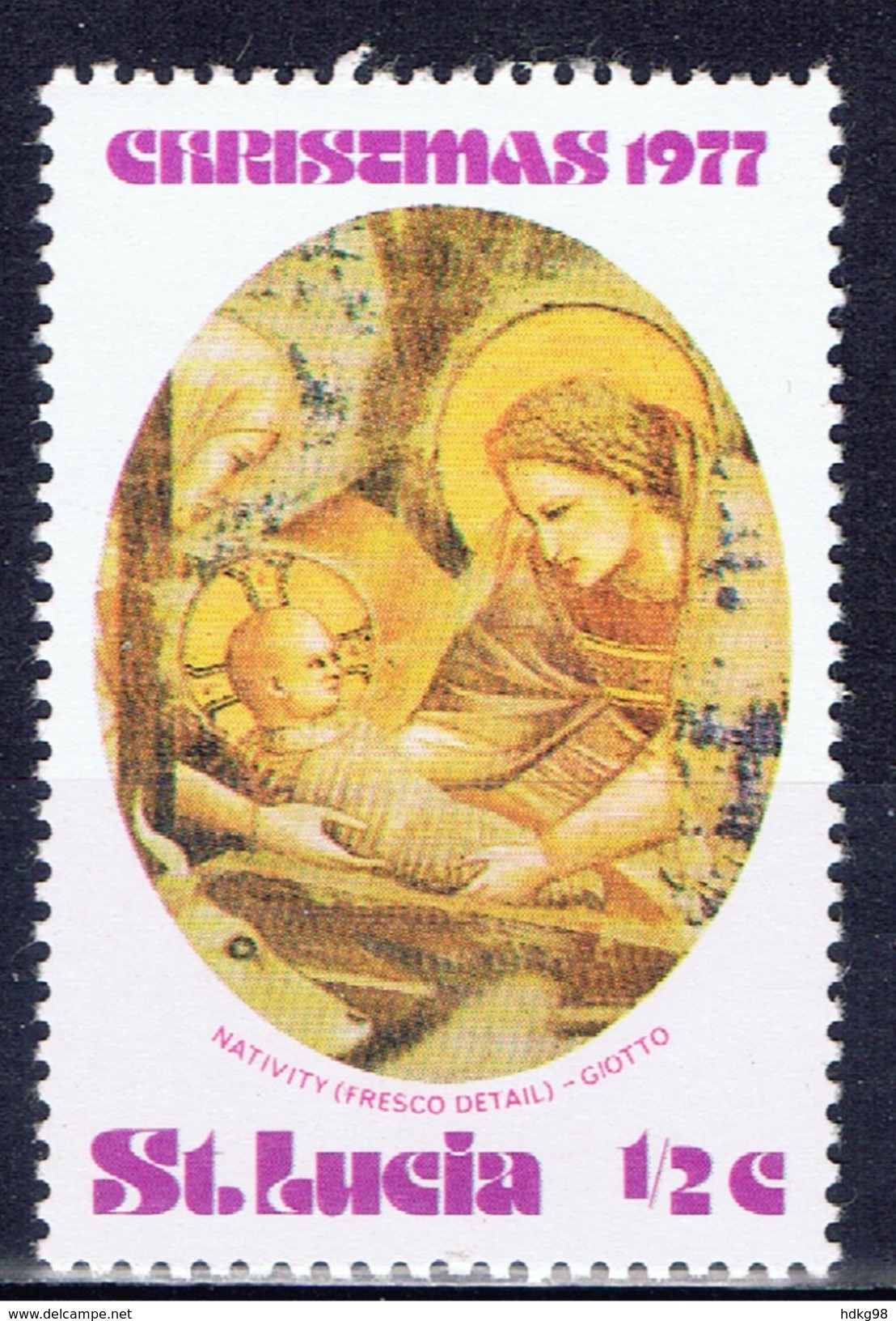 WL+ St. Lucia 1977 Mi 420 Mnh Weihnachten - Ste Lucie (...-1978)