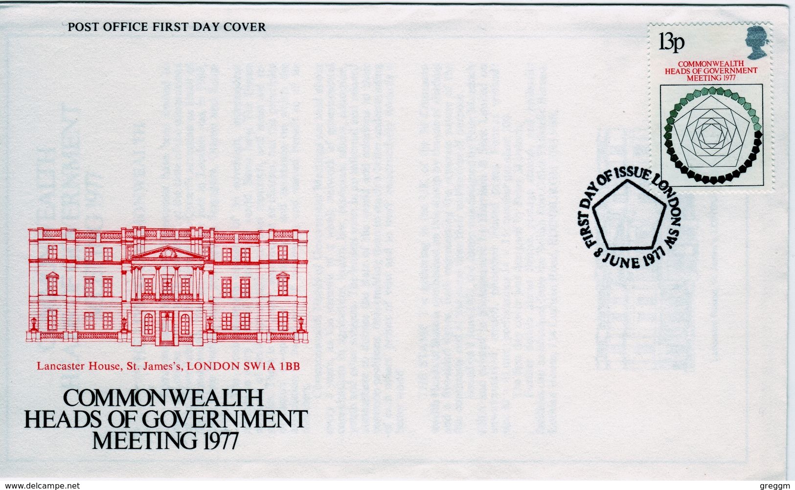 GB First Day Cover To Celebrate Commonwealth Heads Of Government Unaddressed. - 1971-1980 Decimal Issues