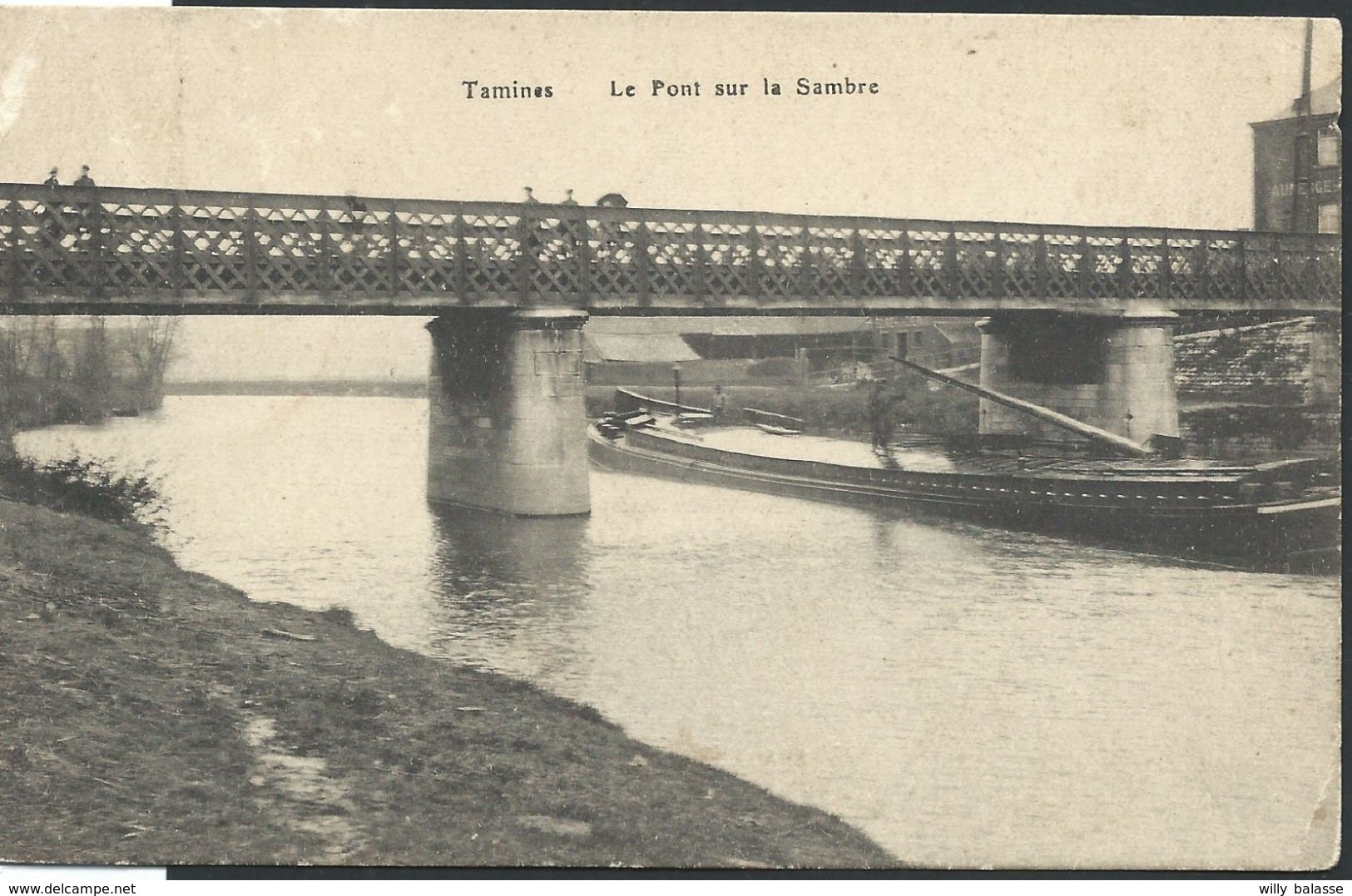 CPA   Tamines   Le Pont Sur La Sambre  (petite Encoche à Gauche) - Namur