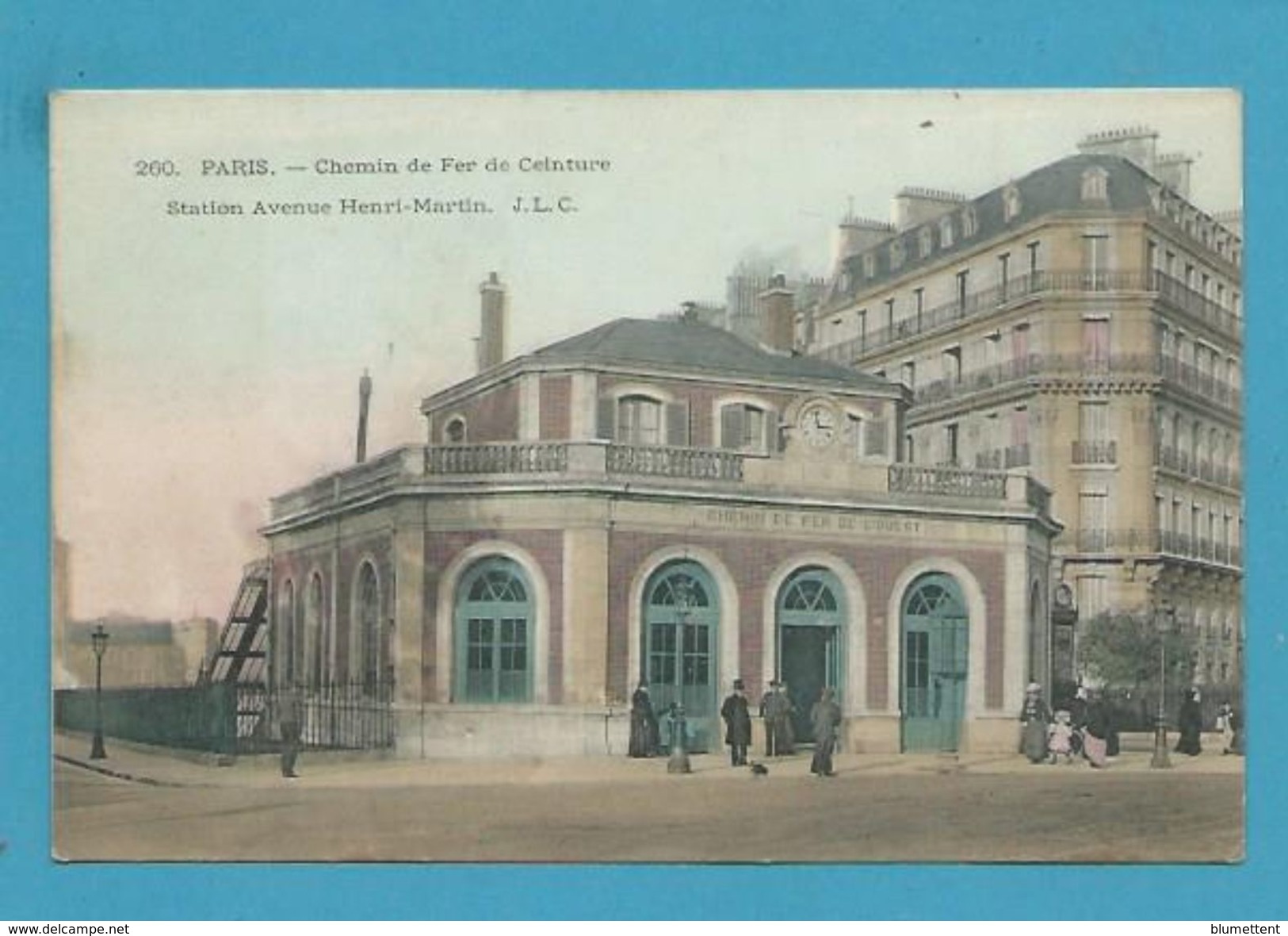 CPA - Chemin De Fer De Ceinture - Gare Station Avenue Henri-Martin PARIS - Metro, Stations