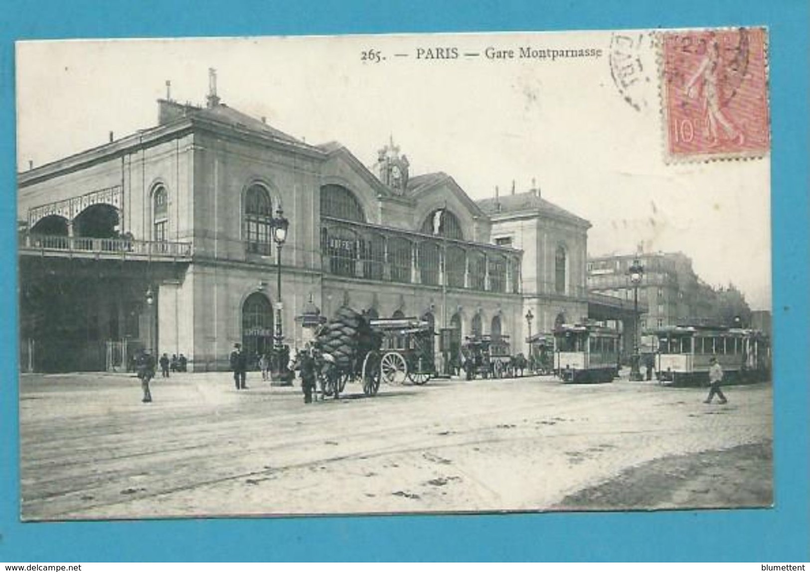 CPA 265 - Chemin De Fer Gare Montparnasse PARIS - Metro, Stations