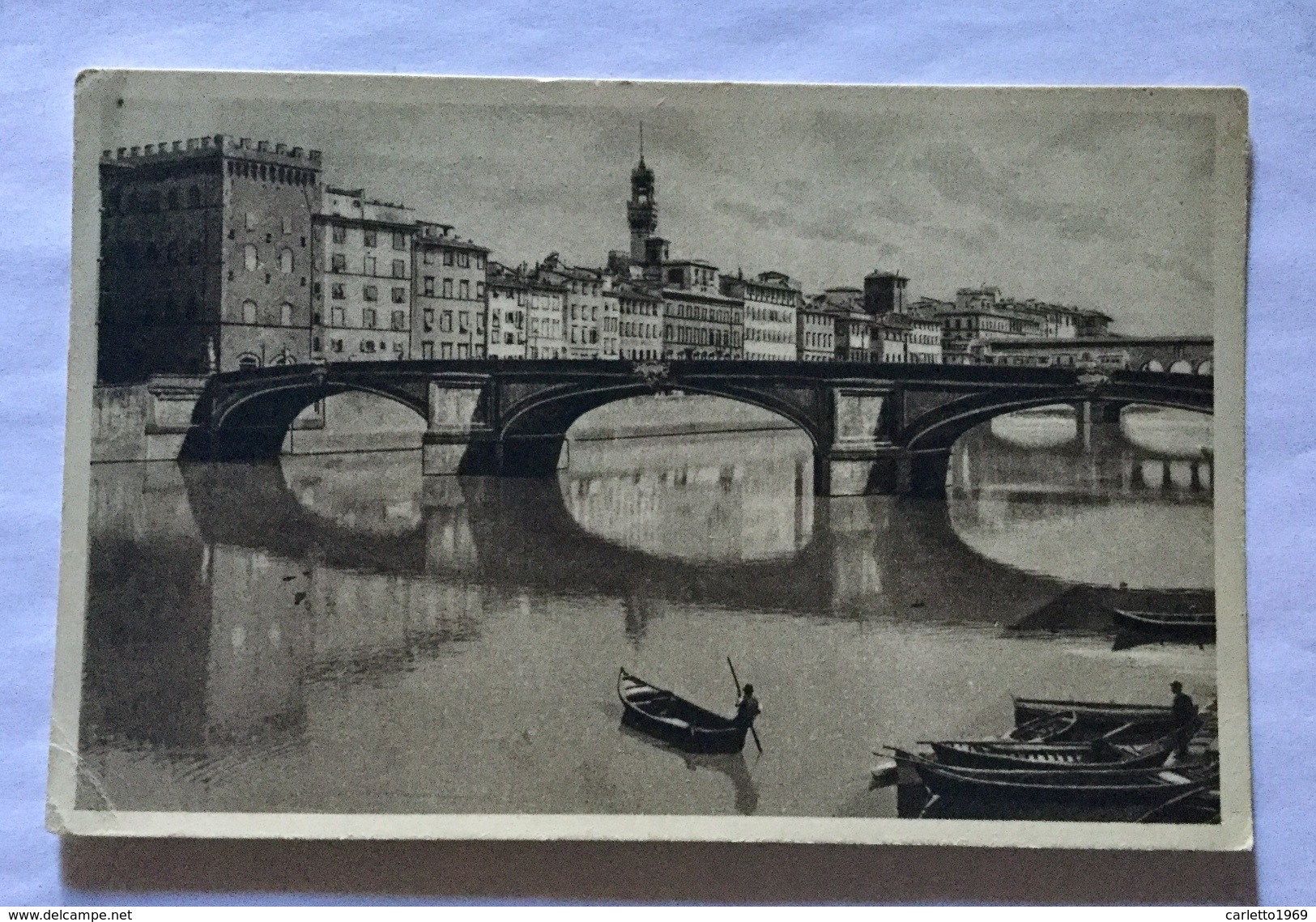 FIRENZE- PONTE A S.TRINITA' VIAGGIATA FP 1935 - Firenze