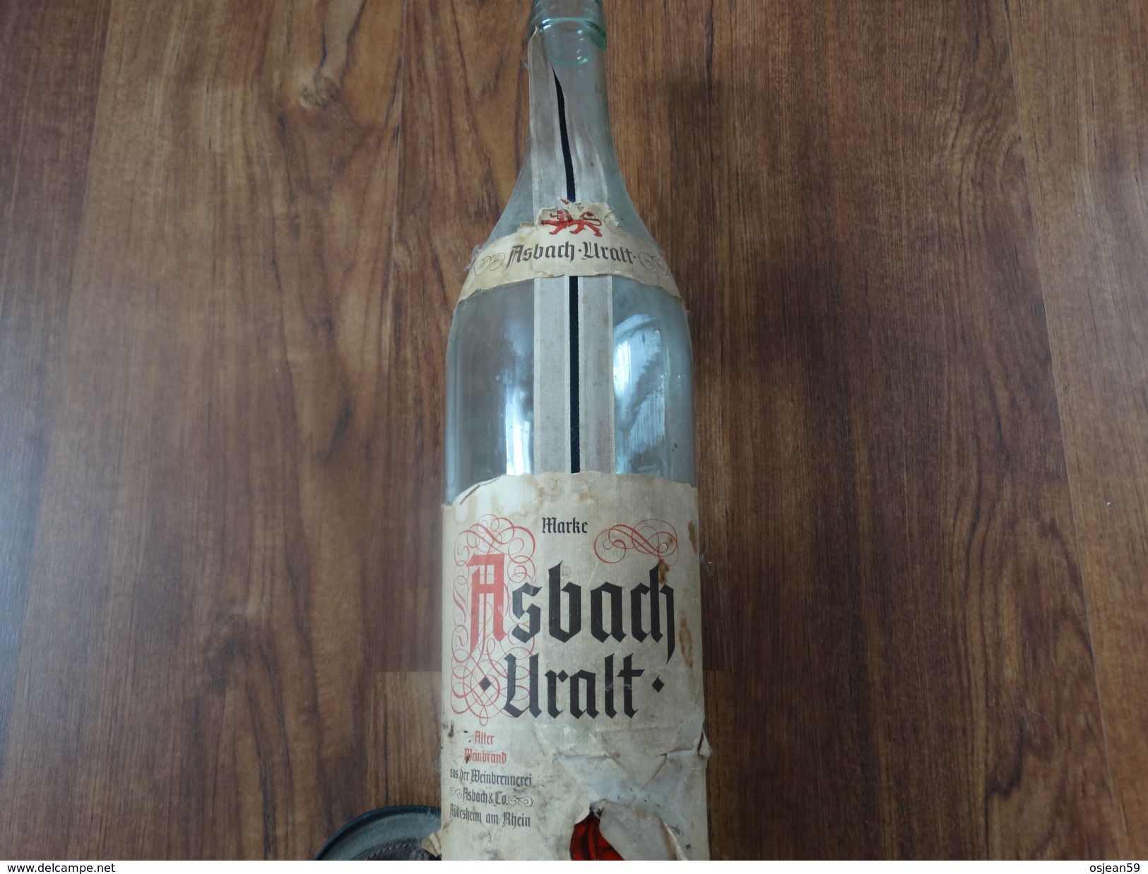 Bouteille 3 Litre Asbach Uralt(Alter Weinbrand) Vide - Spirits