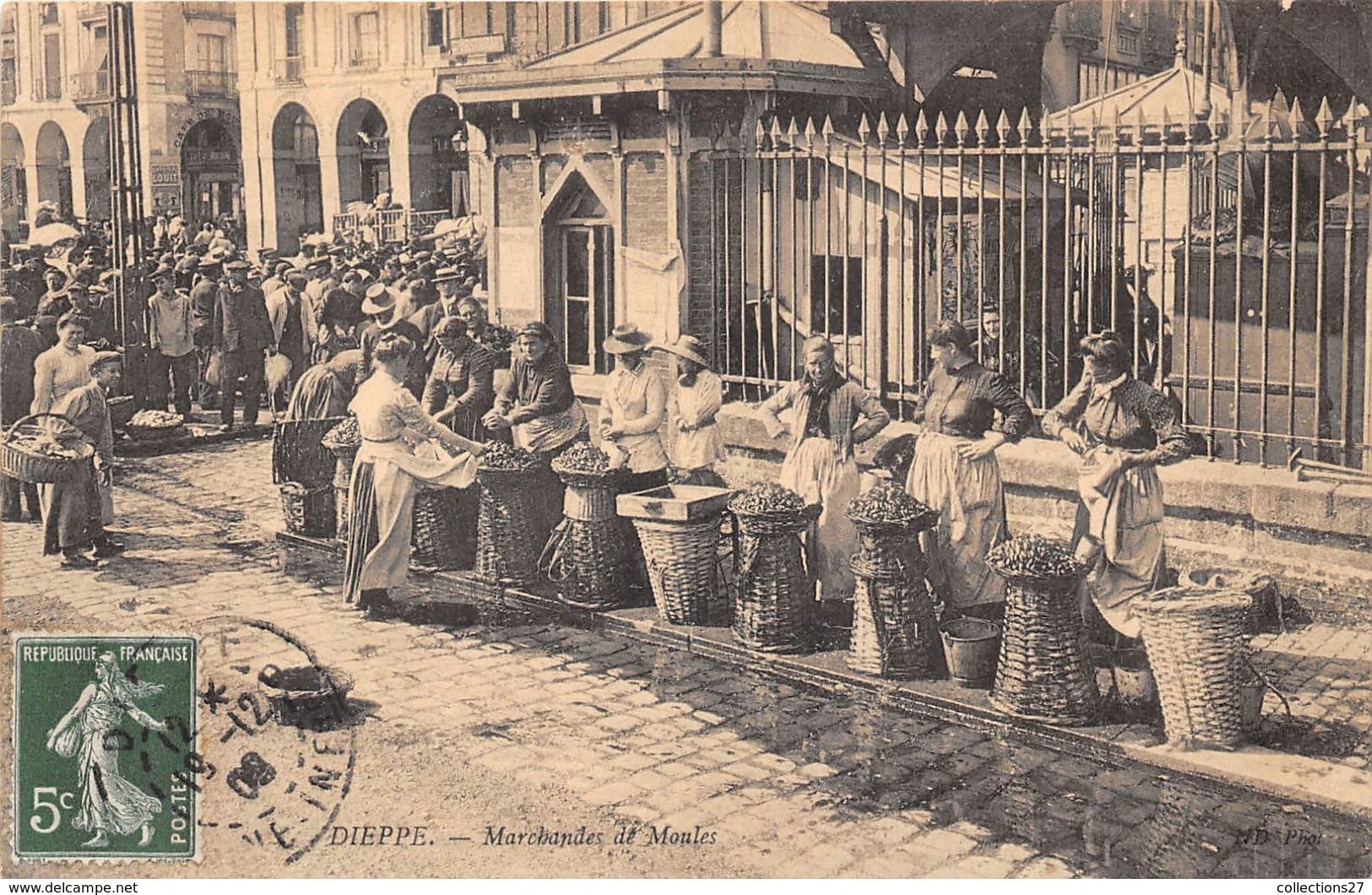 76-DIEPPE- MARCHANDE DE MOULES - Dieppe