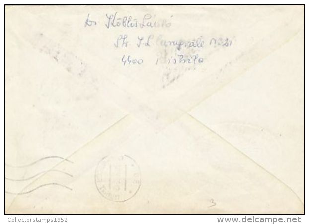 64443- HARGHITA COUNTY LANDSCAPES, PHILATELIC EXHIBITION, REGISTERED SPECIAL COVER, 1979, ROMANIA - Lettres & Documents