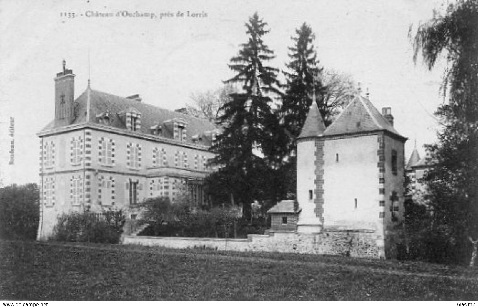 CPA - OUCHAMP (41) - Aspect Du Château , Près De Lorris , Au Début Du Siècle - Autres & Non Classés