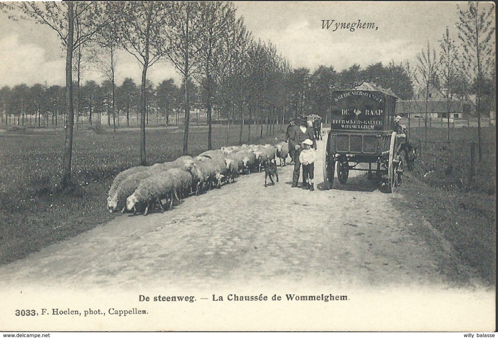 CPA Wyneghem   La Chaussée De Wommelghem - Wijnegem