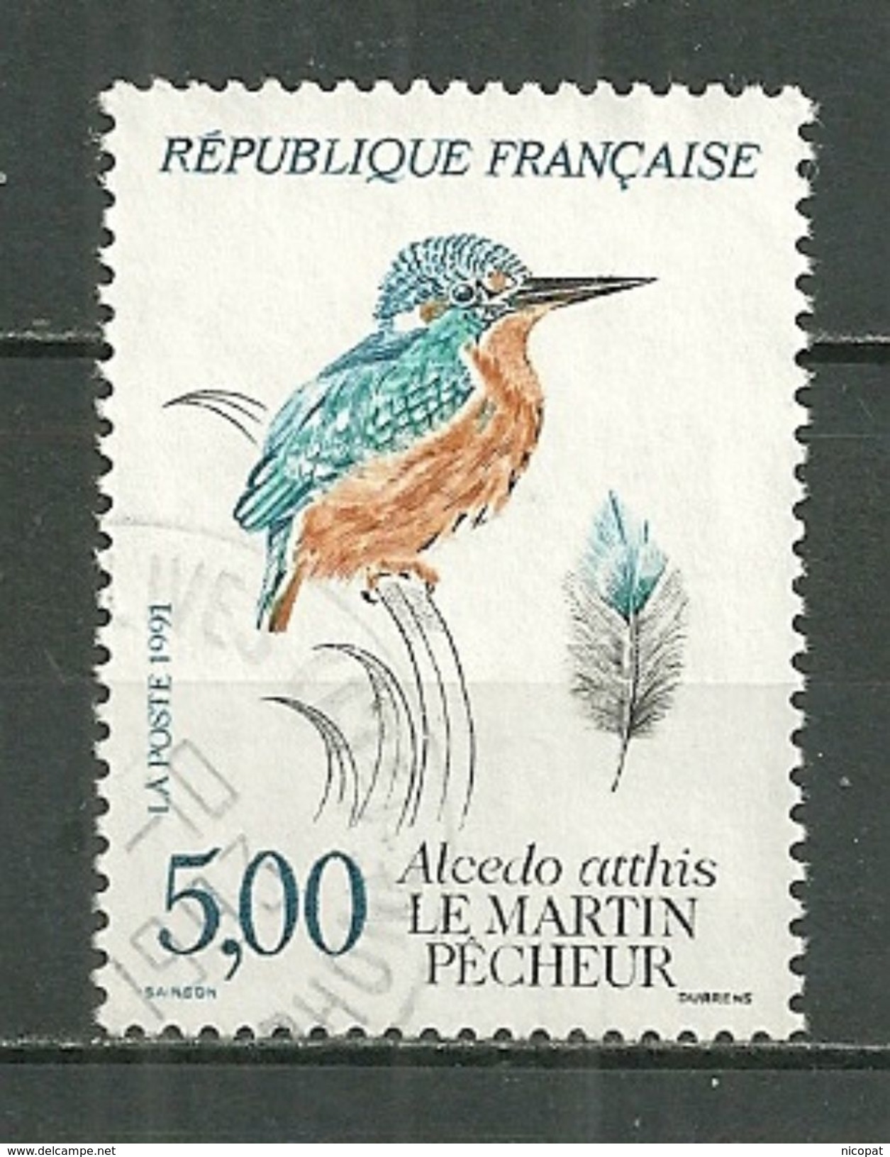 FRANCE Oblitéré 2724 Nature Martin Pecheur Oiseau Bird - Oblitérés