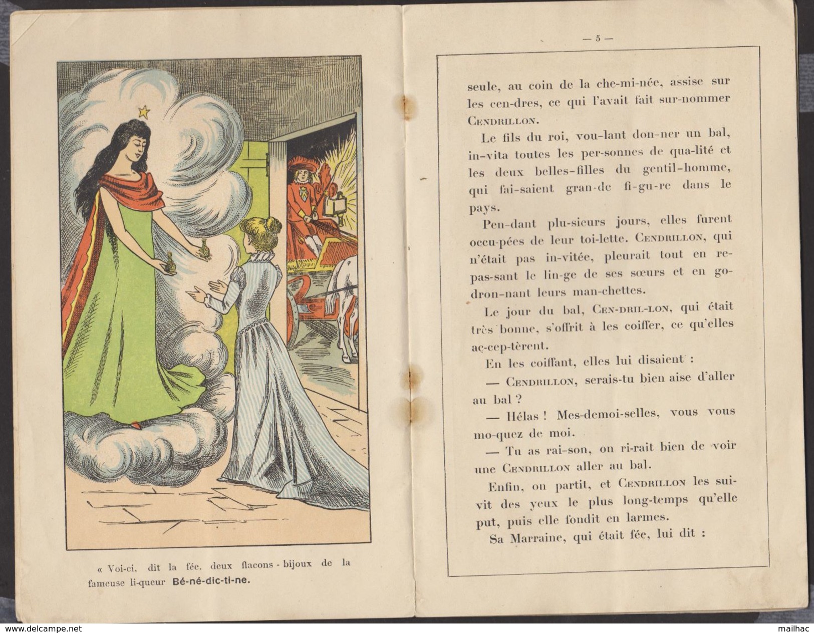 Fascicule Publicitaire - BENEDICTINE - Cendrillon - 16 Pages - 10 Illustrations - Couleur - Voir Scans - Andere & Zonder Classificatie