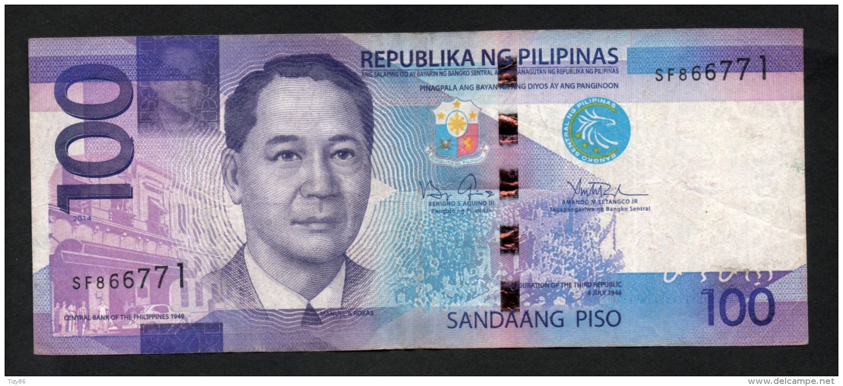 Banconota Republika NG Pilipinas - 100 Sandang Piso (circolata) - Filippijnen