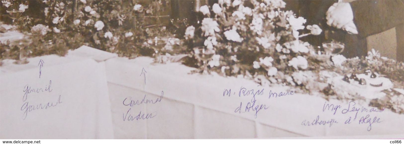 1939 Alger Congrès Eucharistique National Prélats Cardinal Verdier Rozis Maire Général Gouraud Msg Leymard - Célébrités