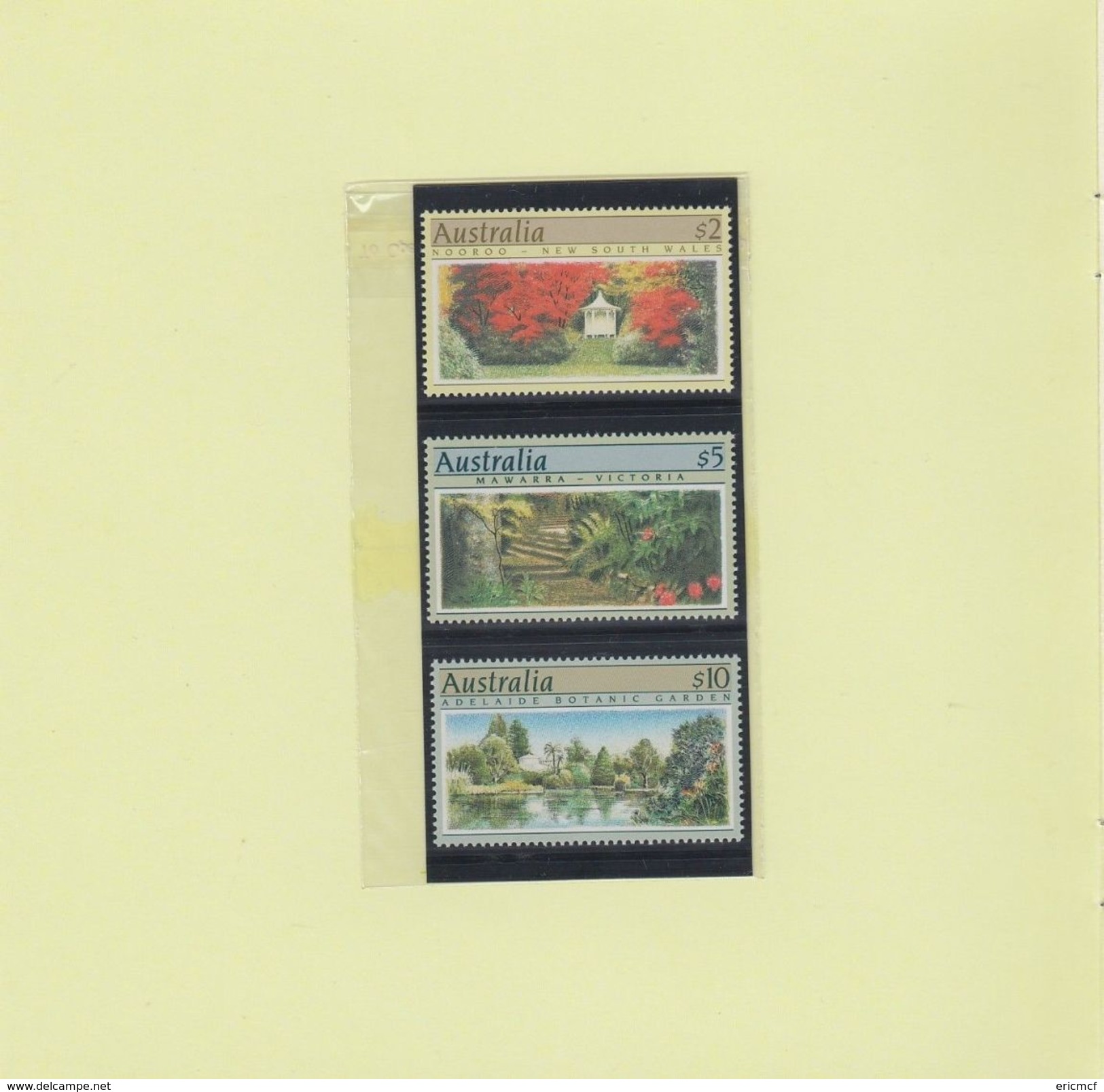 Australia 1989 Gardens Of Australia Stamps In Official Pack MNH - Presentation Packs