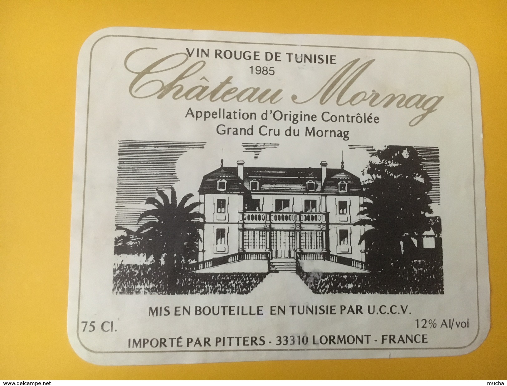 4878 - Château Mornag 1985 Tunisie - Autres & Non Classés