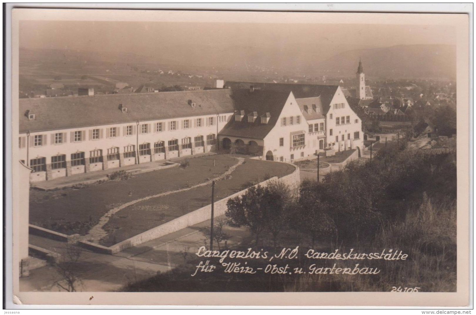 AK - LANGENLOIS - Landeskursstätte Für Wein,- Obst- U. Gartenbau  1955 - Langenlois
