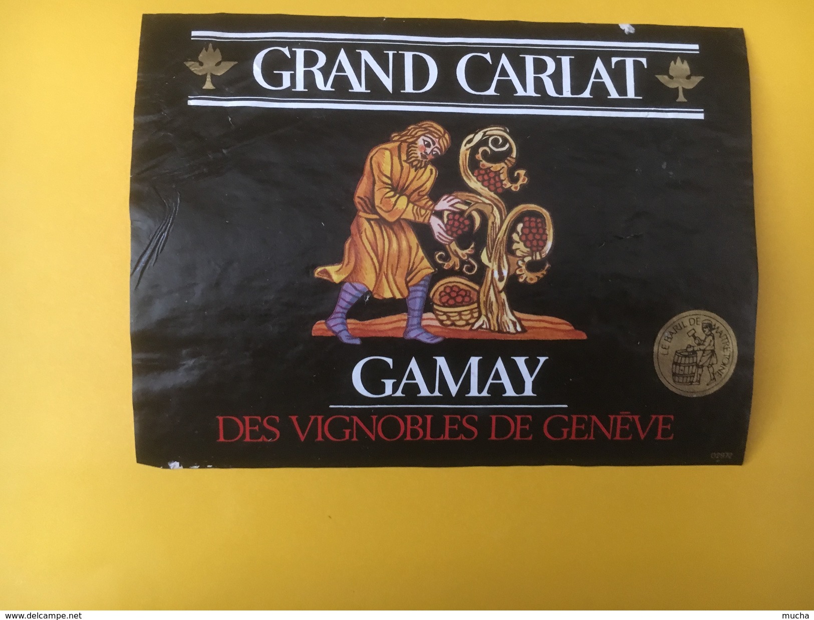 4900 - Grand Carlat Gamay Des Vignobles De Genève Suisse - Autres & Non Classés