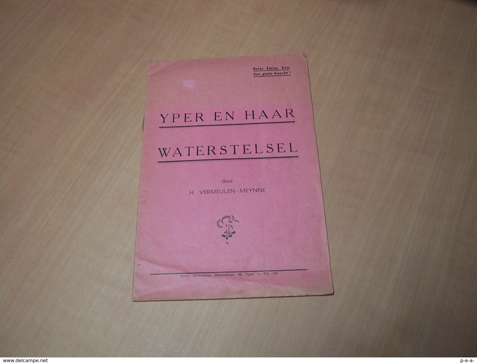 Ieper - Ypres / Yper En Haar Waterstelsel - Otros & Sin Clasificación
