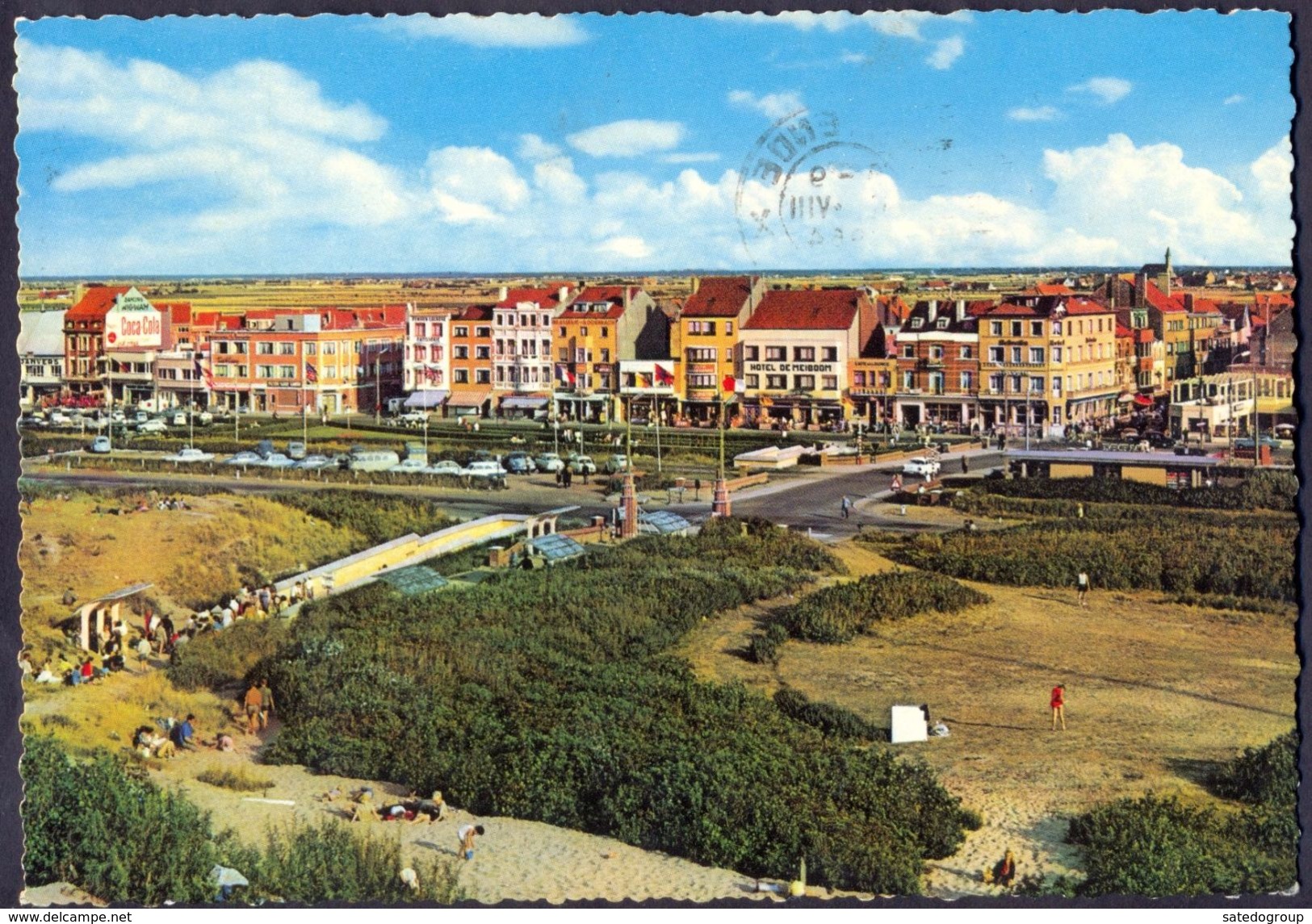 Belgium Oostende < Bredene Panorama > Mailed 144x100mm Rare! - Bredene