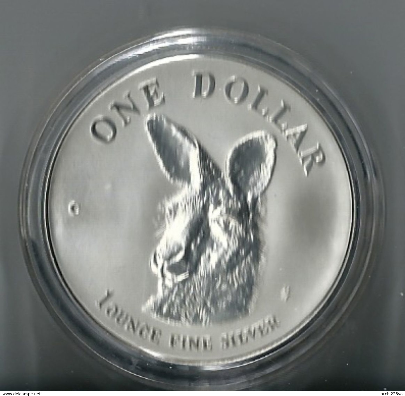 1995 AUSTRALIA - Kangaroo / Canguro  - 1 Dollars FDC PROOF - Argento / Argent / Silver 999 / 1000 - Confezione Originale - Dollar