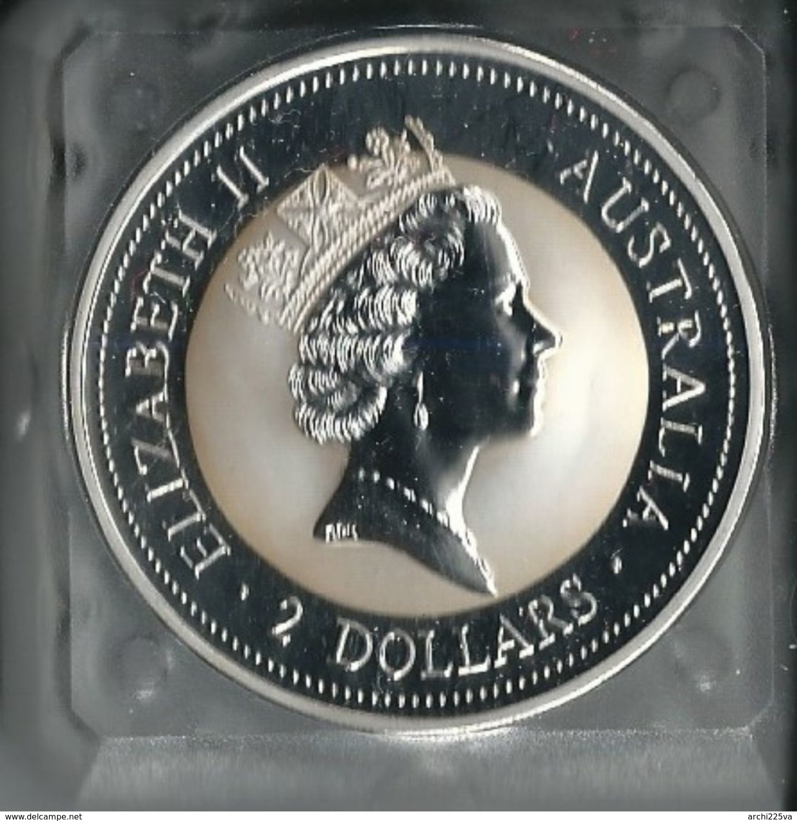 1994 AUSTRALIA - Kookaburra - 2 Dollars FDC PROOF - Argento / Argent / Silver  999 / 1000 - Confezione Originale - 2 Dollars