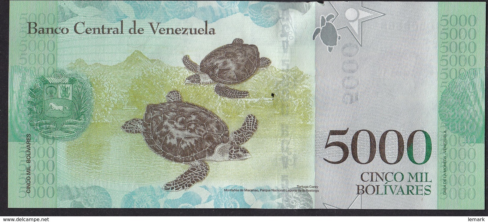 Venezuela 5000 Bolivares 2016 PnewUNC - Venezuela