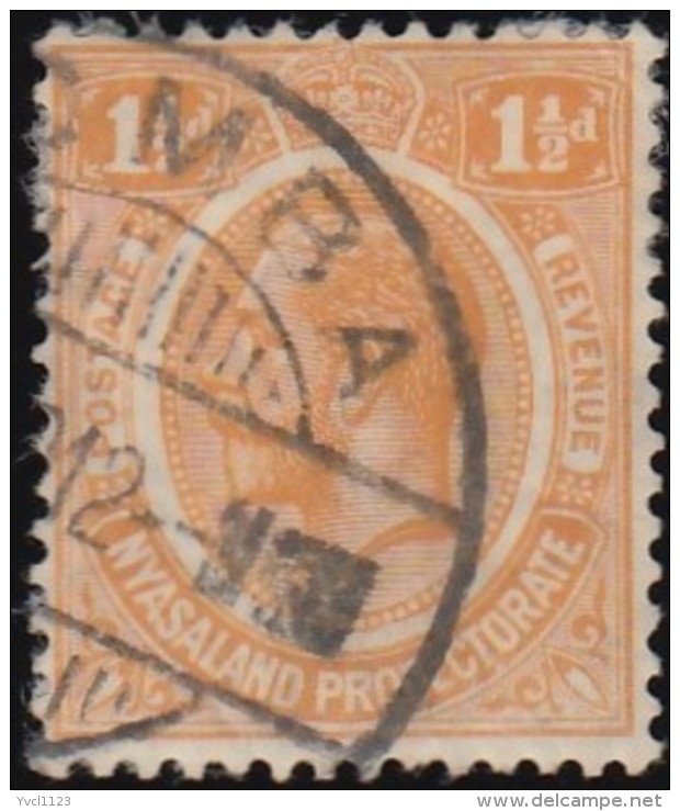 NYASALAND - Scott #27 King George V / Used Stamp - Nyasaland (1907-1953)