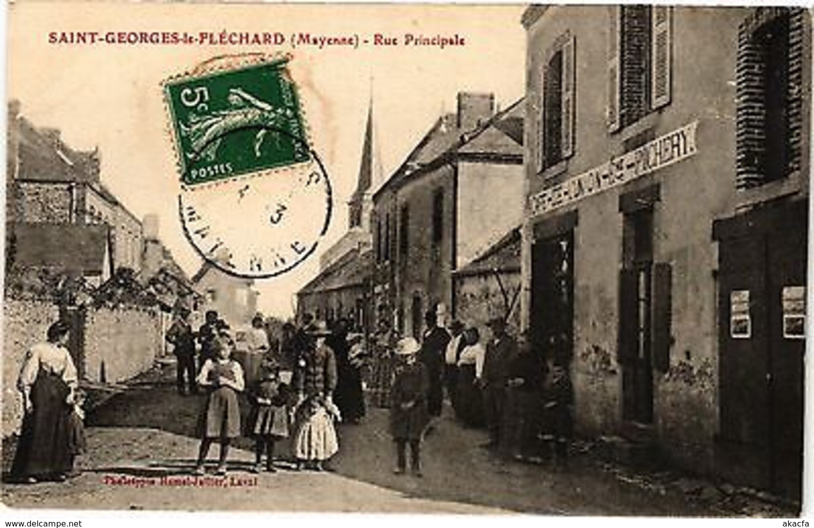 CPA Saint-Georges-le-Fléchard - Rue Principale (192699) - Other & Unclassified
