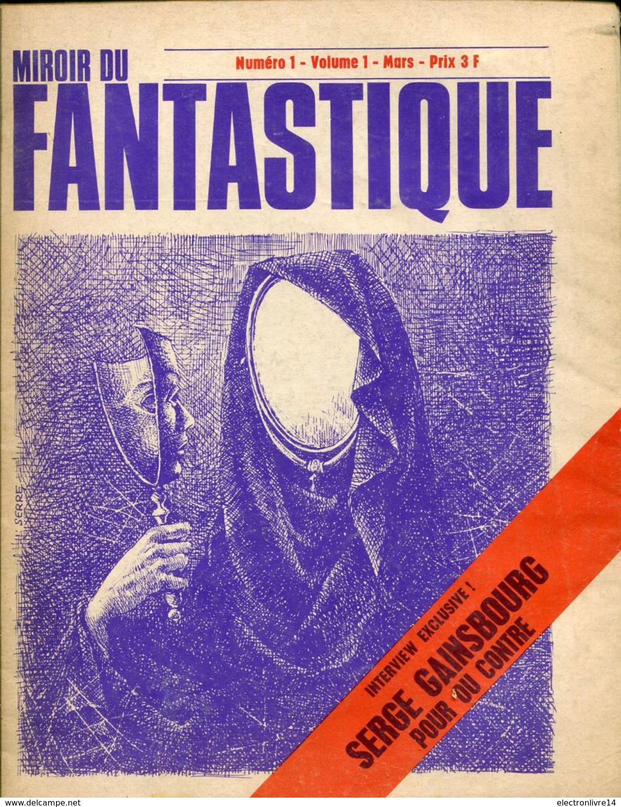 Miroir Du Fantastique 1 Interview Serge Gainsbourg - Fanzines