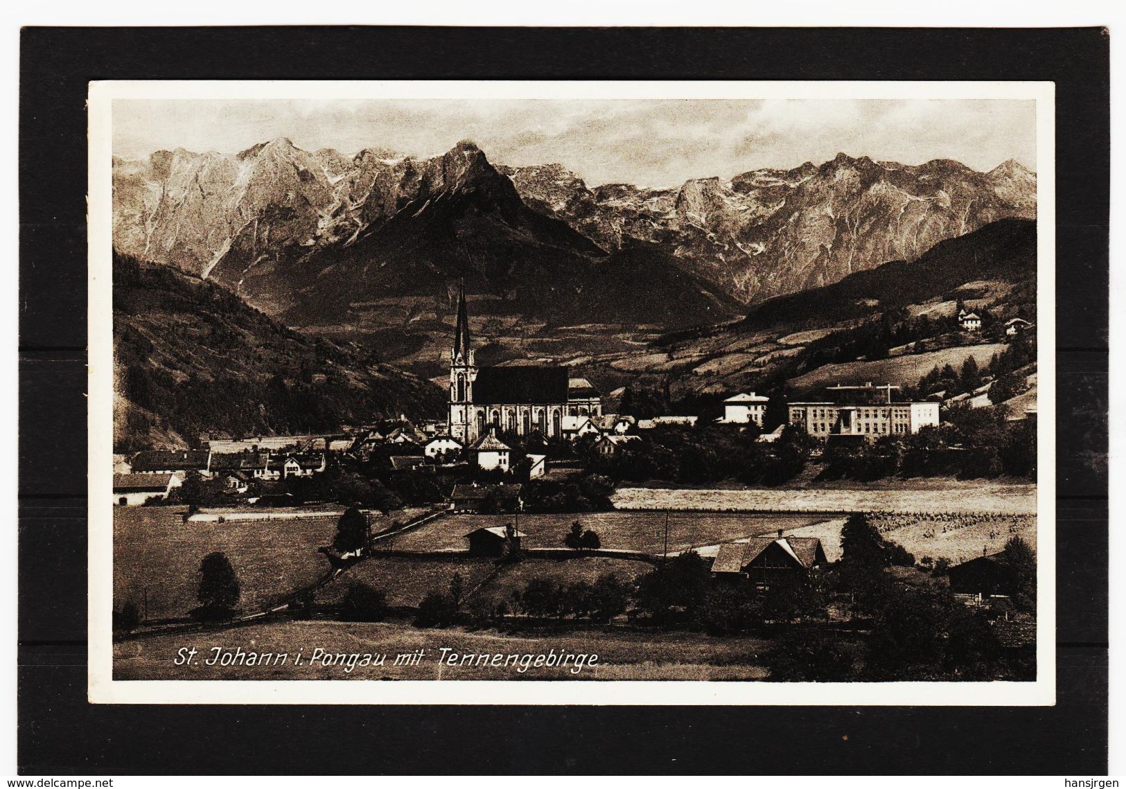 PRW132 POSTKARTE JAHR 1933/34 St. JOHANN Im  PONGAU  UNGEBRAUCHT SIEHE ABBILDUNG - St. Johann Im Pongau