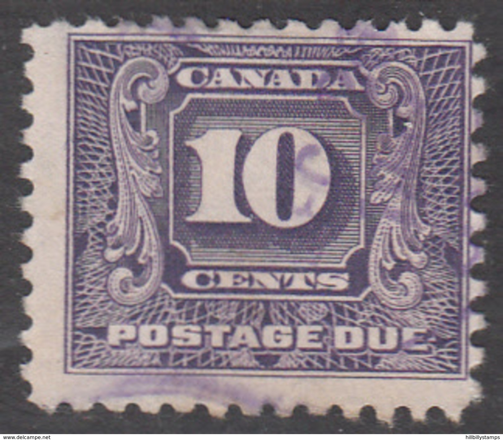 CANADA       SCOTT NO. J10       USED      YEAR   1930 - Port Dû (Taxe)