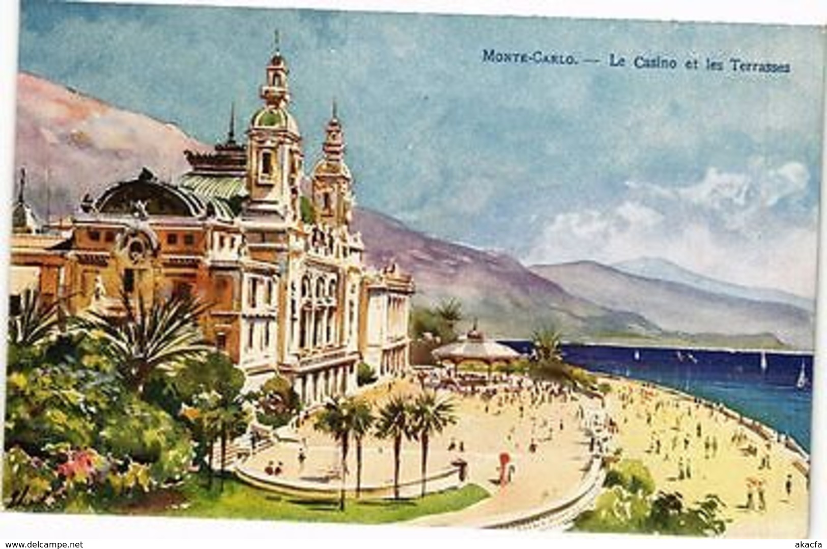 CPA Monte Carlo-Le Casino Et Le Terrasses (234354) - Autres & Non Classés