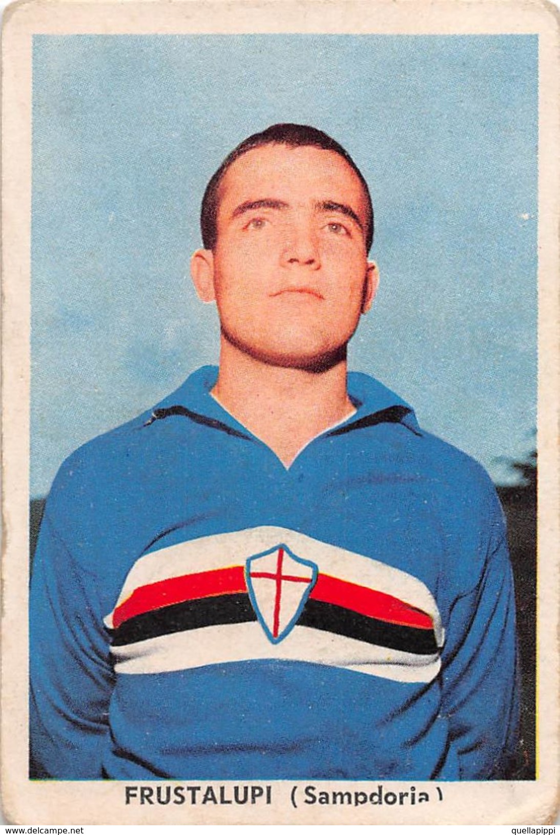 D6315 "FRUSTALUPI MARIO - SAMPDORIA"  FIGURINA ORIGINALE CARTONATA DELLA S.T.E.F. - TORINO - Trading Cards