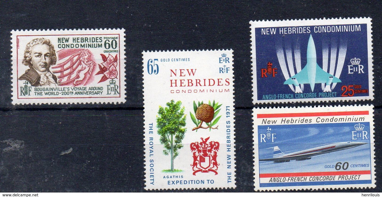 NOUVELLES HEBRIDES- Timbres Neufs ** Vers 1970 ( Ref 636 A ) Avion - Concorde - Nuevos