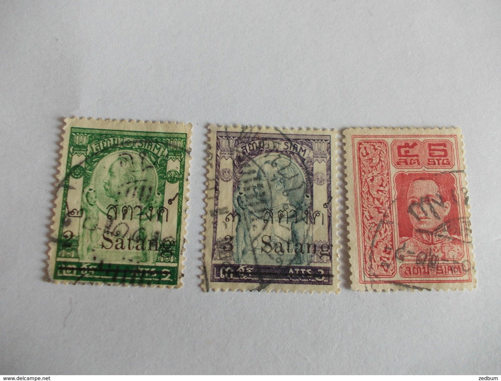 TIMBRE Siam Valeur 5.00 &euro; - Siam