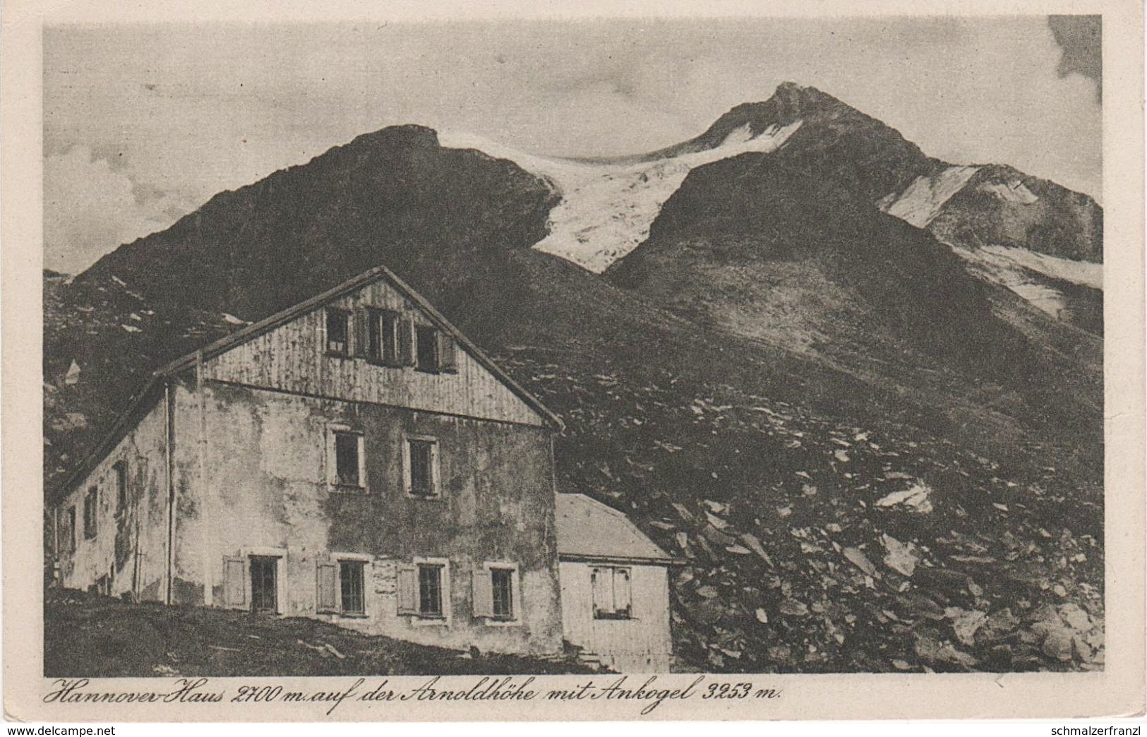 AK Hannover Haus Hannoverhaus Gasthof Hütte Arnoldhöhe Ankogel Bei Mallnitz Seebachtal Kaponing Obervellach Bad Gastein - Mallnitz