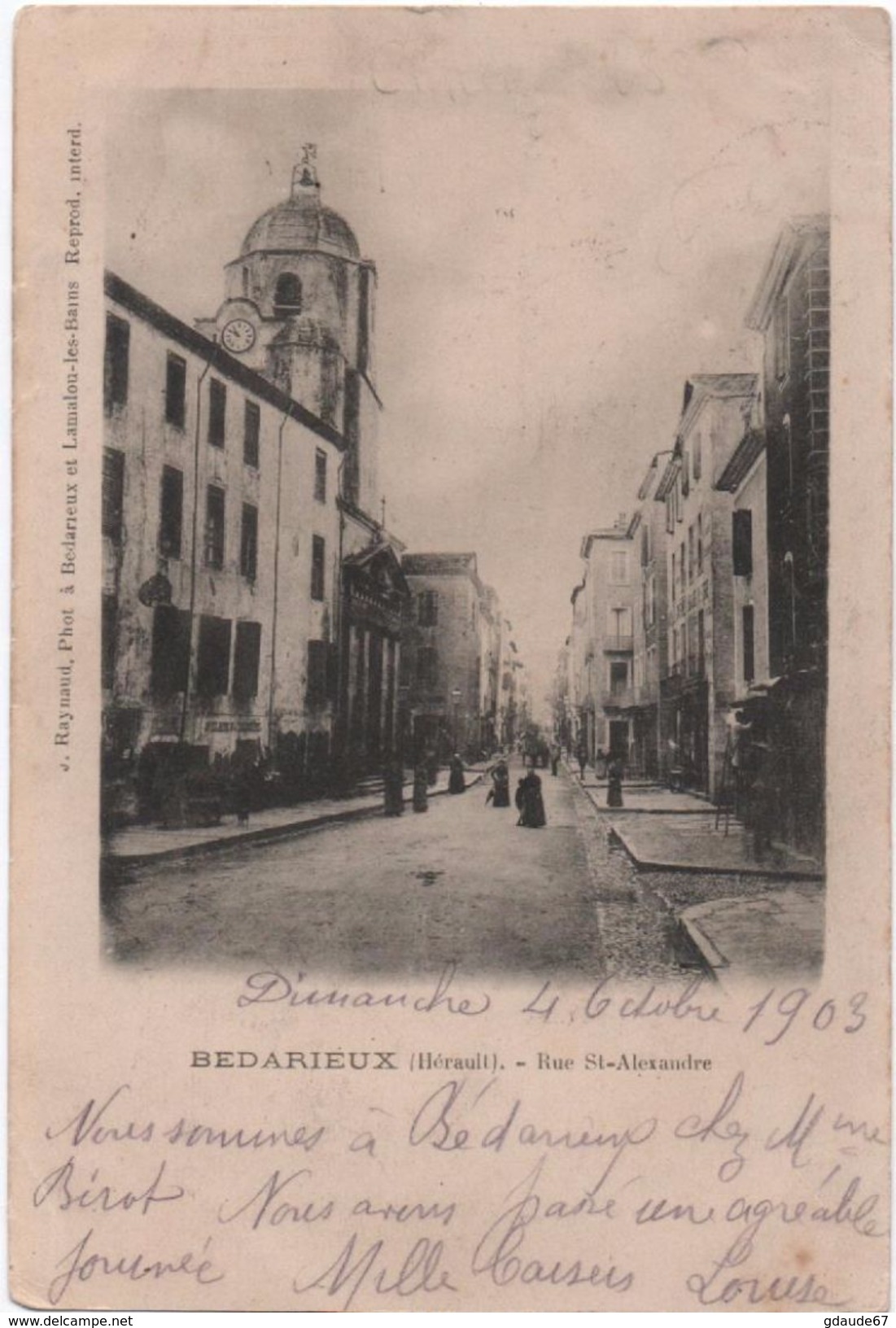 BEDARIEUX (34) - RUE SAINT ALEXANDRE - Bedarieux