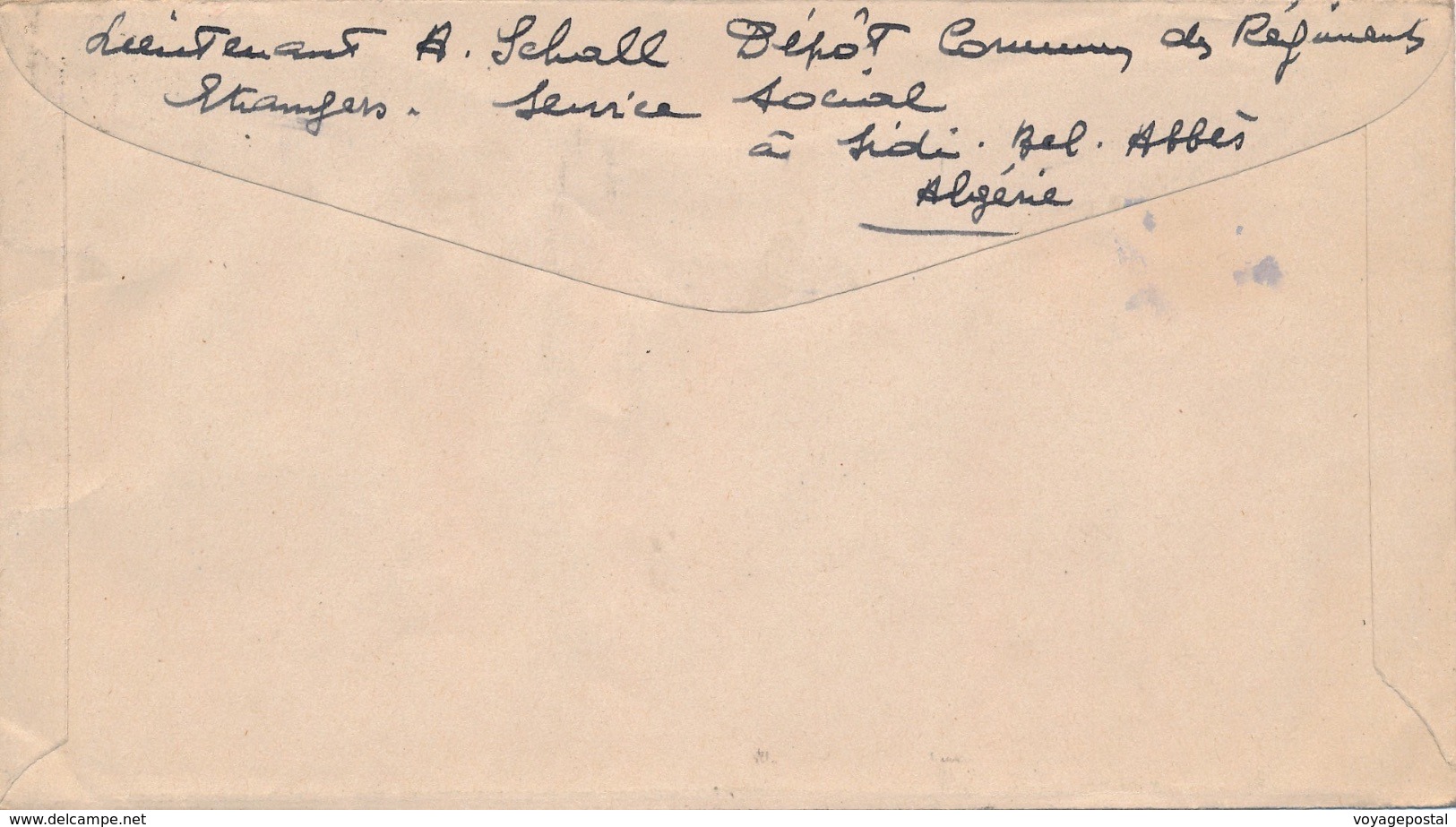 Lettre Sidi-Bel-Abbes Algérie Pour Tulle 1946 - Lettres & Documents