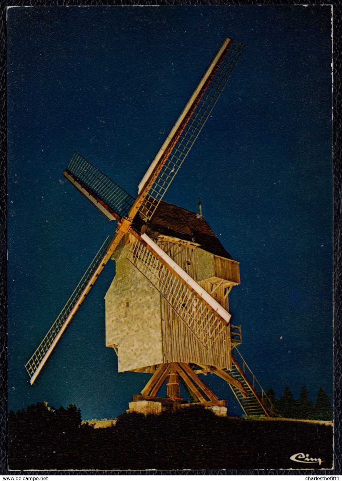 ELLEZELLES - LE MOULIN DU CAT SAUVAGE - Vue De Nuit - Rare ! - Ellezelles