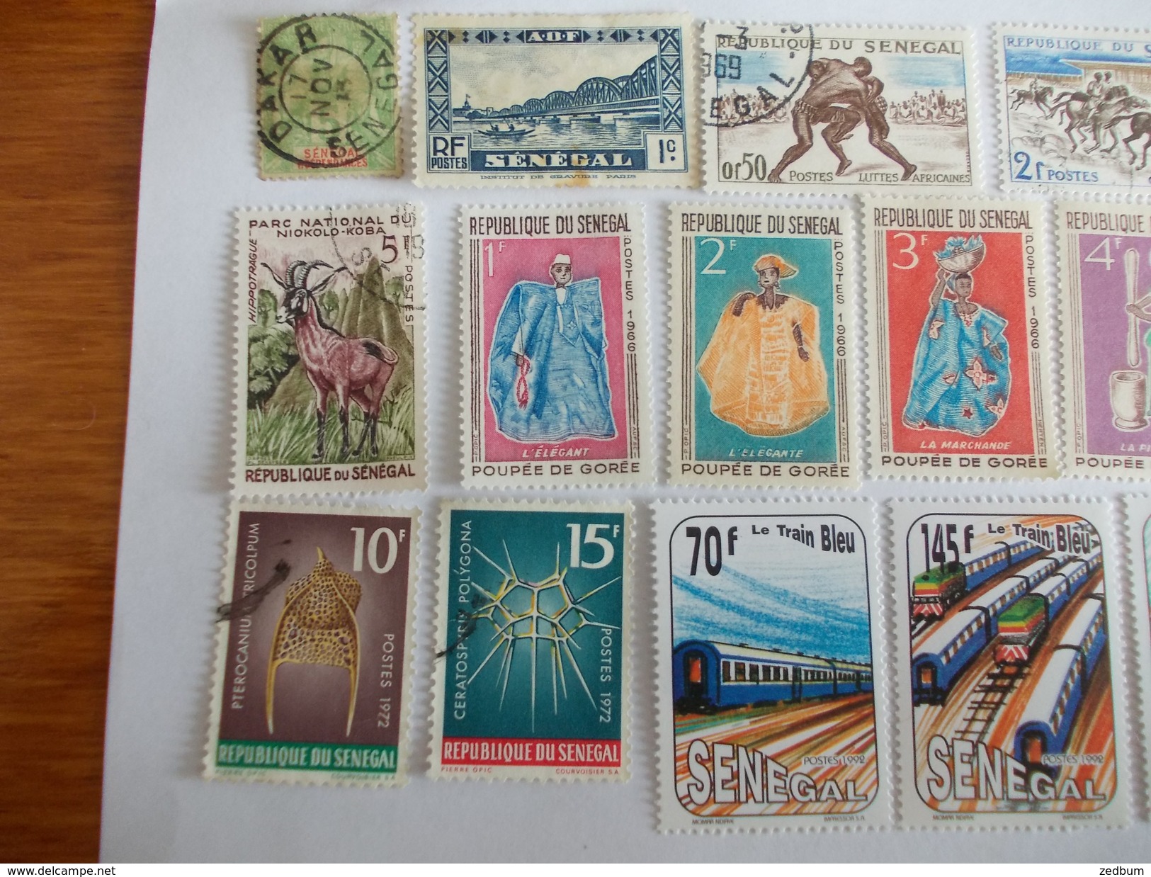 TIMBRE Senegal Valeur 13.95 &euro; - Senegal (1960-...)