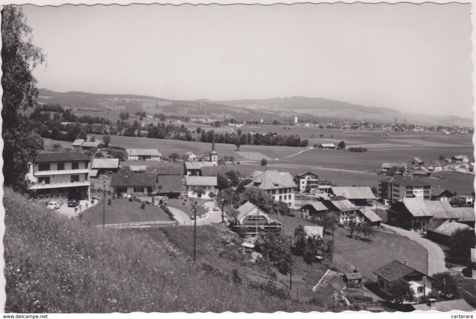 SUISSE,SWITZERLAND,SWISS, HELVETIA,SCHWEIZ,SVIZZERA ,FRIBOURG, LE PAQUIER MONTBARRY,GRUYERE,CARTE PHOTO GLASSON - Le Pâquier