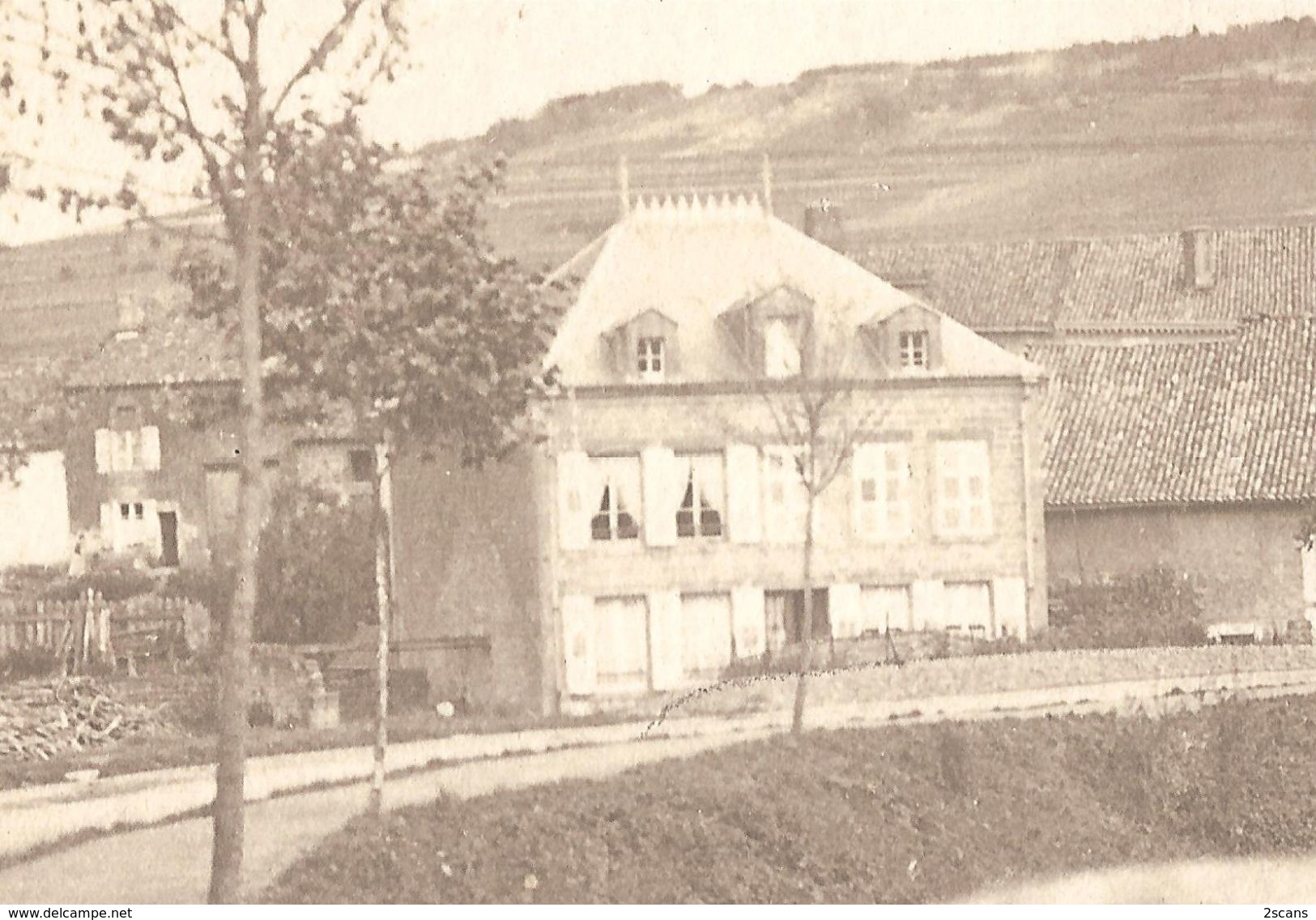 Dépt 55 - CHAUVENCY-LE-CHÂTEAU - Carte-photo Prise Du Pont (vue Sur La Rue Du Moulin) - Autres & Non Classés